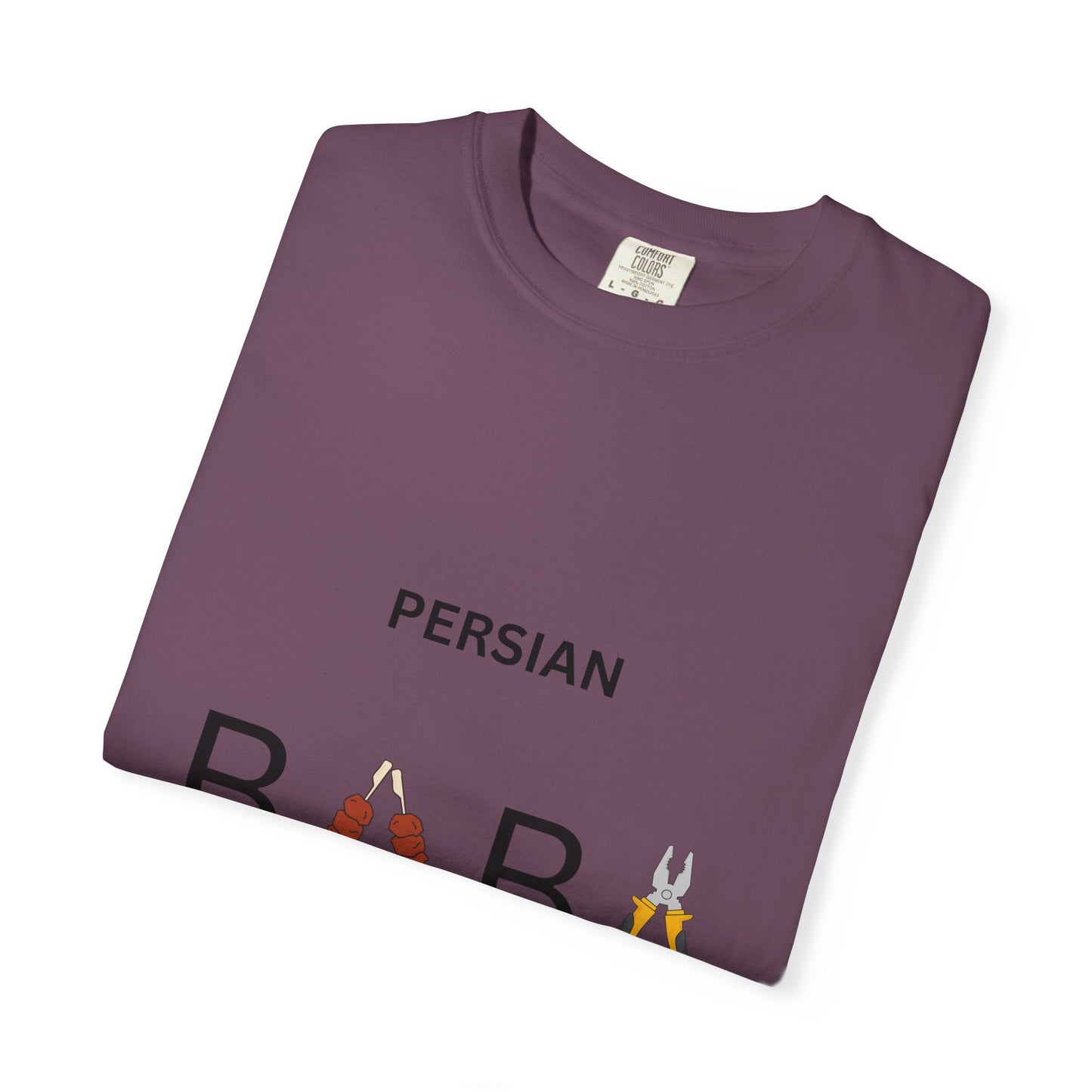 Persian Baba Father’s Day T-Shirt – Finglish Calligraphy Dad Graphic Tee for Iranian Fathers