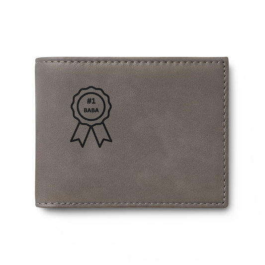 Persian Baba Wallet for Father’s Day – RFID Blocking Men’s Bifold Wallet Gift for Iranian Dad in USA & Canada