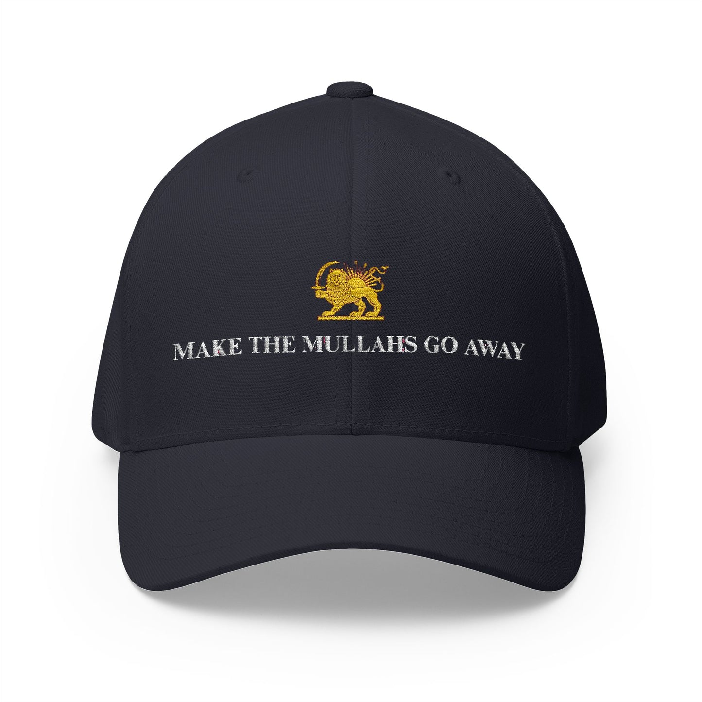 Embroidered 'Make the Mullahs Go Away' Structured Cap
