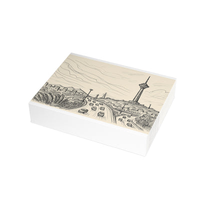 Tehran Milad Tower Postcard Bundle with Envelopes