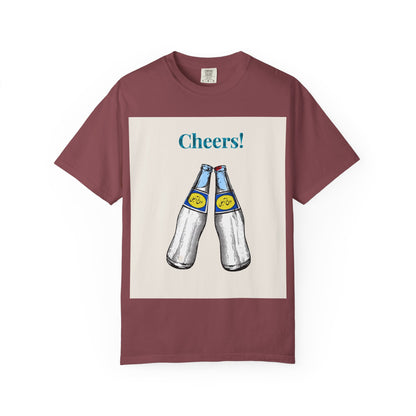 Unisex Cheers T-Shirt! Beer Bottle Cheers T-Shirt