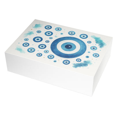 Evil Eye Nazar Postcard Bundle with Envelopes — Protective Nazar Blur Design