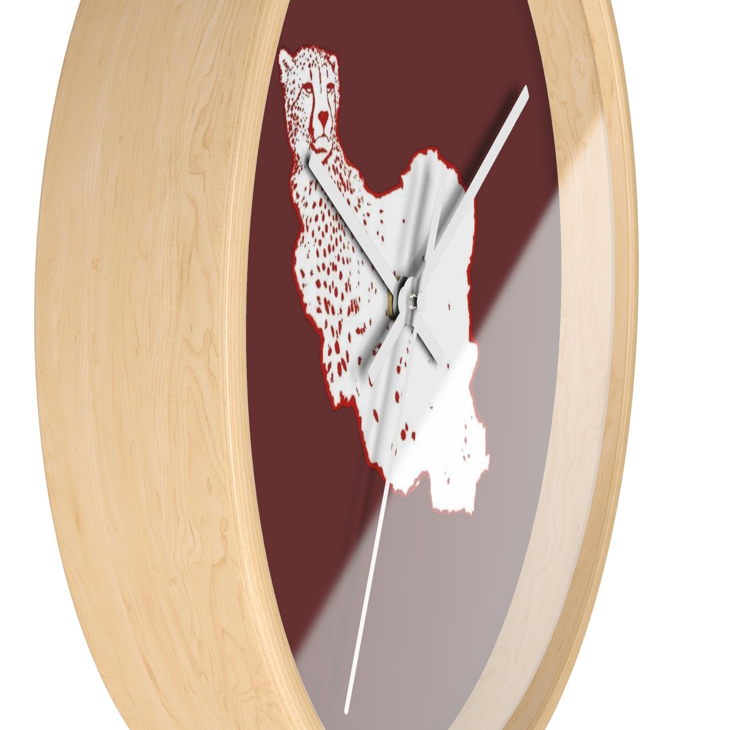 Persian Cheetah Wall Clock – Pirouz Persian Pattern Silent Wall Clock for Home Décor