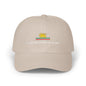 Classic Dad Cap — Lion & Tricolor Stripe Embroidered Hat