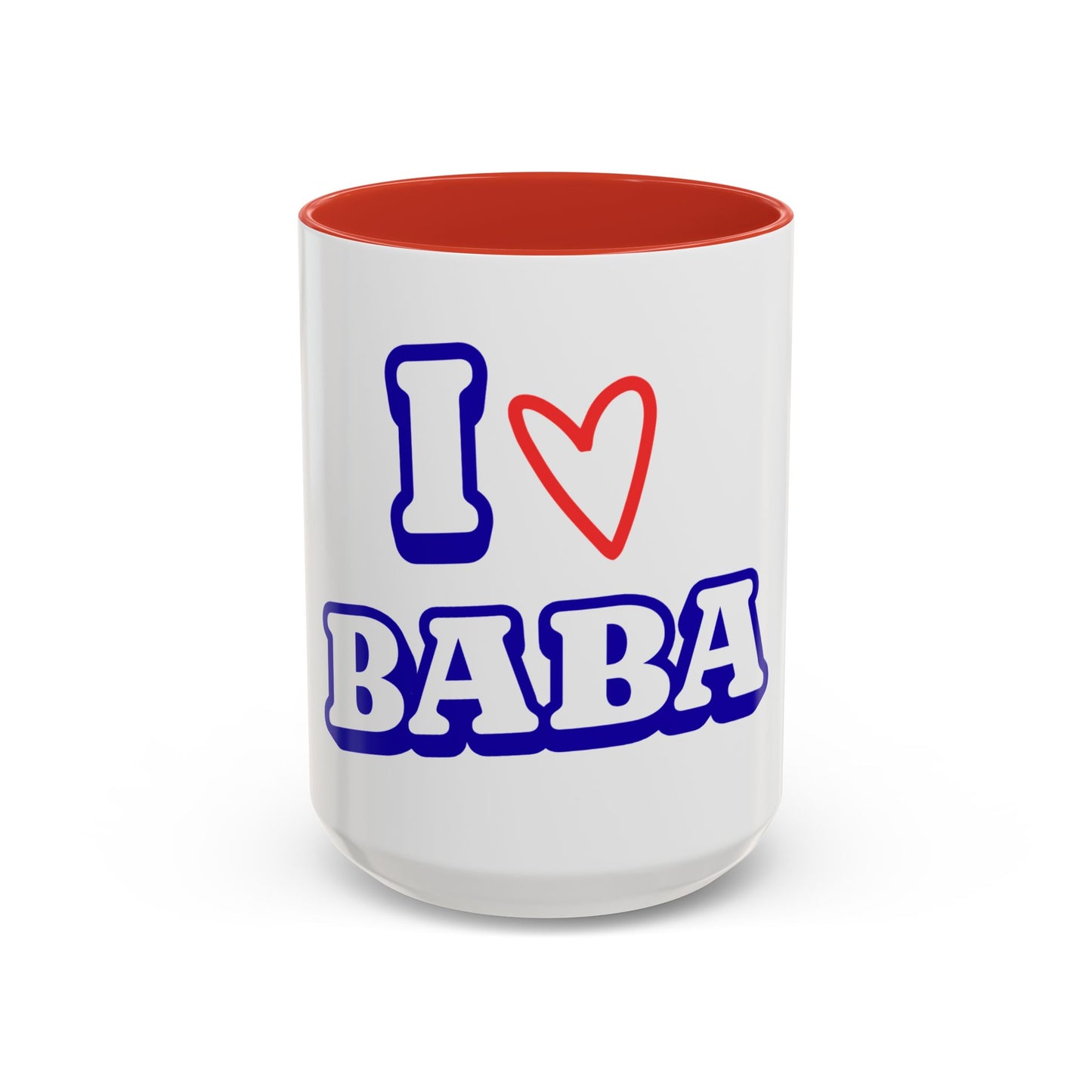 I Love Baba Persian Dad Mug – Father’s Day Coffee Cup Gift for Persian Fathers Day