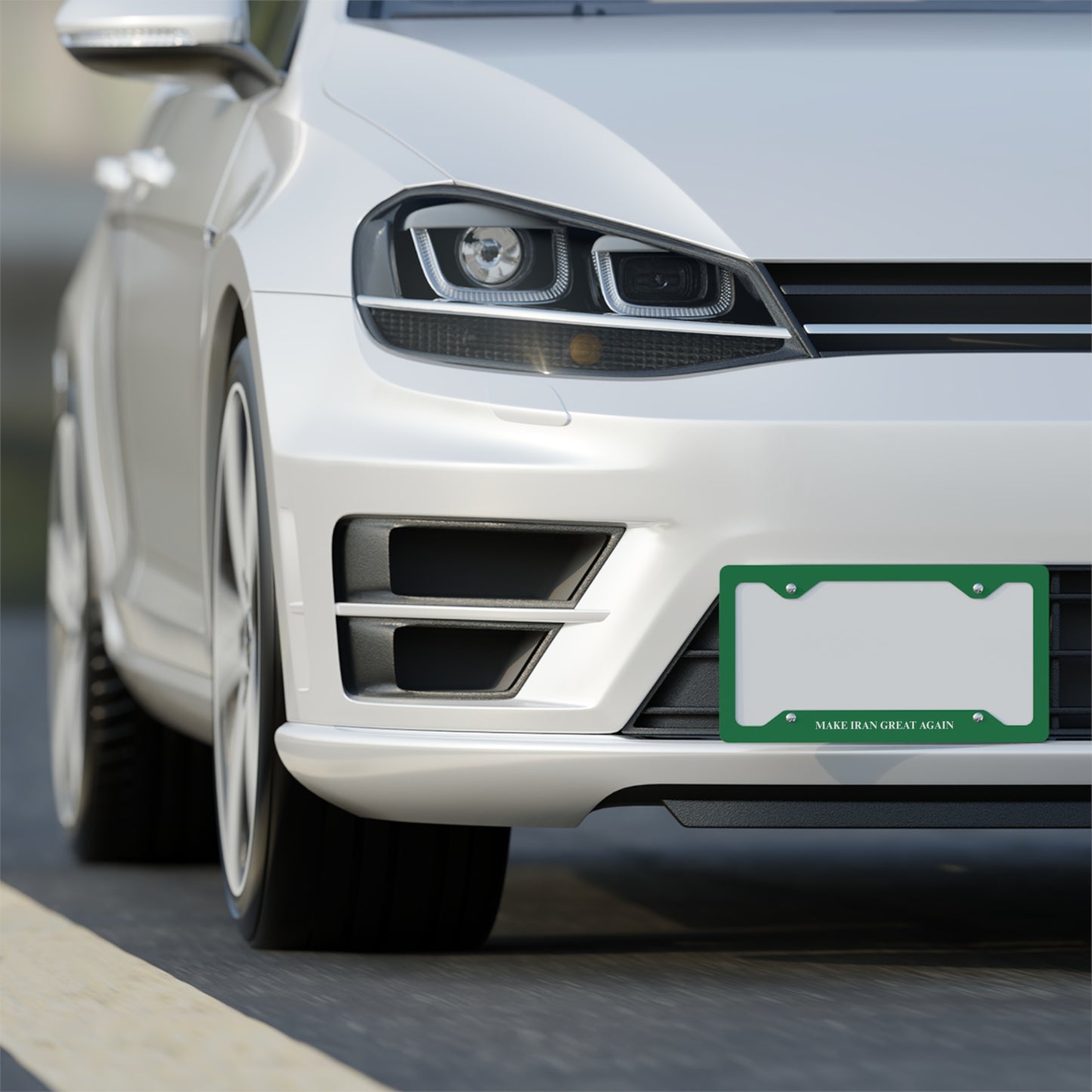 Make Iran Great Again Metal License Plate Frame