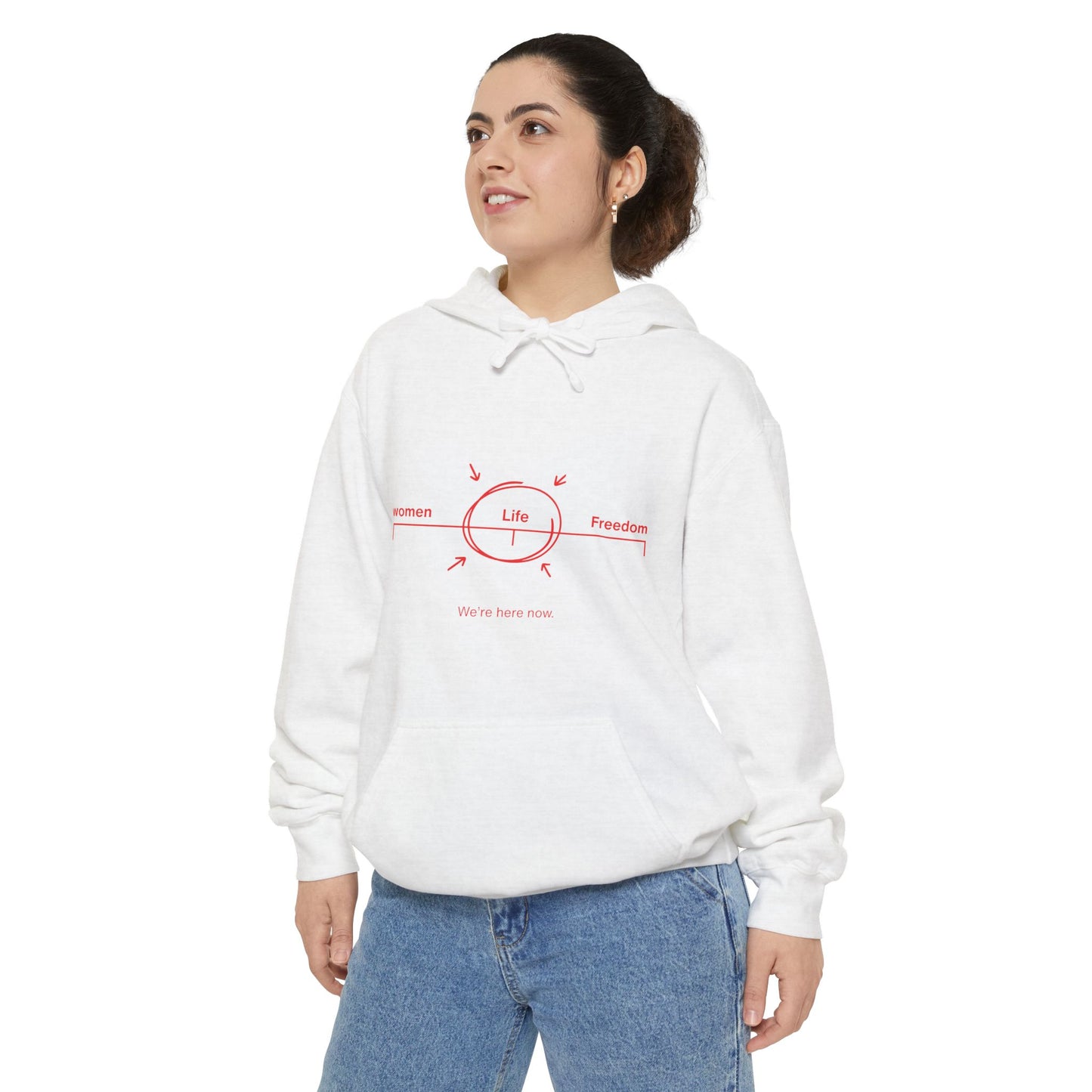 Minimalist 'Life' Compass Hoodie — Inspirational Graphic Pullover
