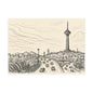 Tehran Milad Tower Postcard Bundle with Envelopes
