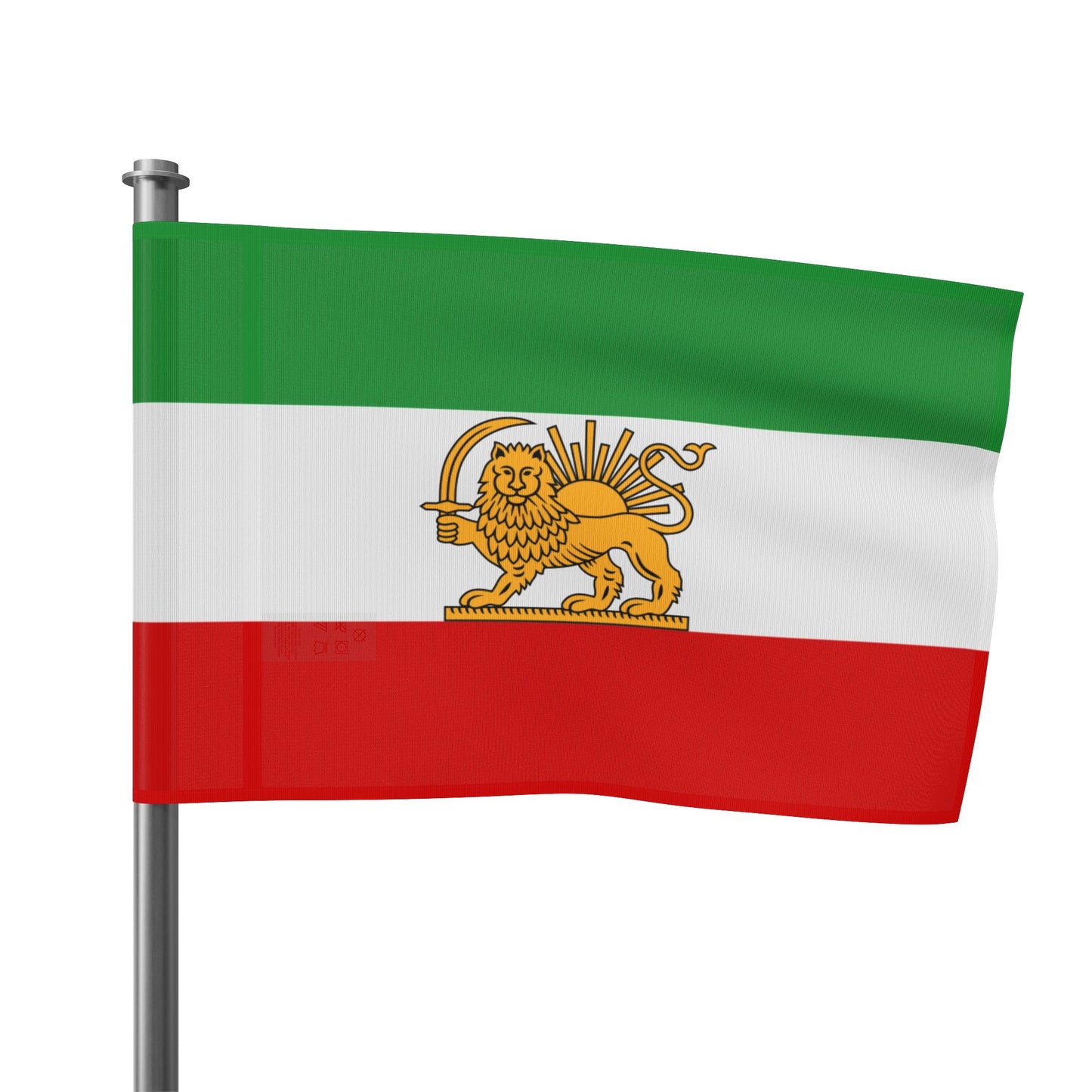 Iran Flag - Vintage Imperial Flag