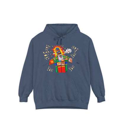 Chera Nemifahmi? Hoodie — Colorful Exploding Nativity Graphic Hoodie
