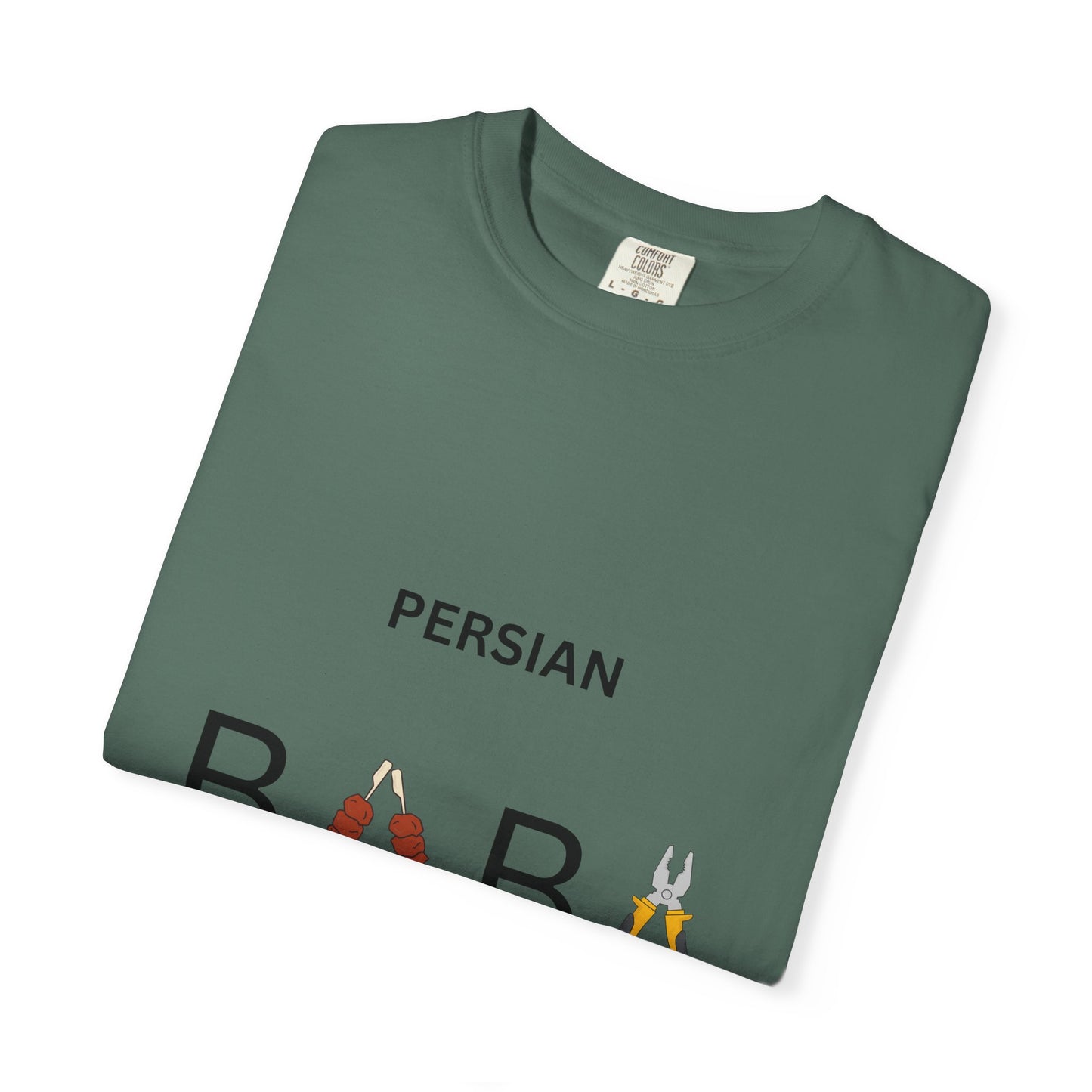 Persian Baba Father’s Day T-Shirt – Finglish Calligraphy Dad Graphic Tee for Iranian Fathers