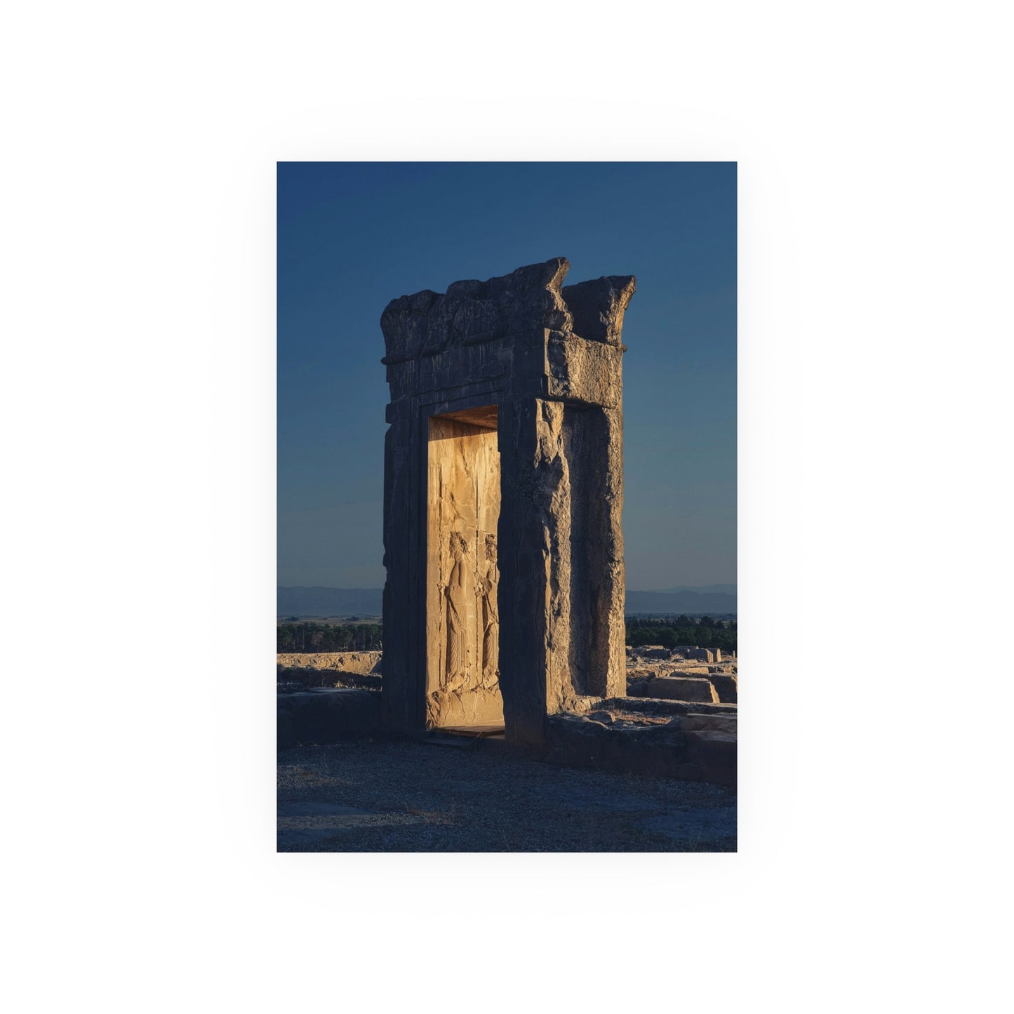 Ancient Persian Soldiers of Persepolis – Achaemenid Relief Wall Art