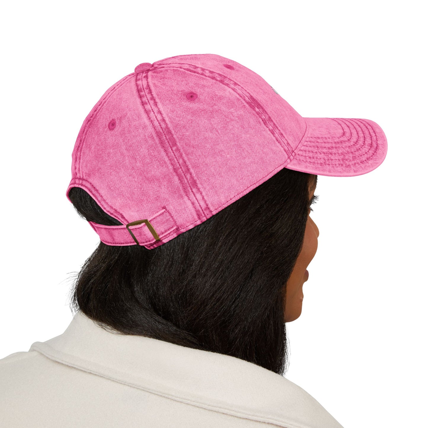 Persian Calligraphy Hat – ایران دخت Vintage Denim Cap for Iranian Women