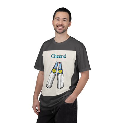 Unisex Cheers T-Shirt! Beer Bottle Cheers T-Shirt