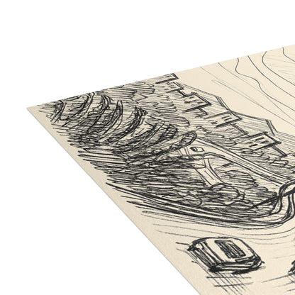 Tehran Milad Tower Postcard Bundle with Envelopes