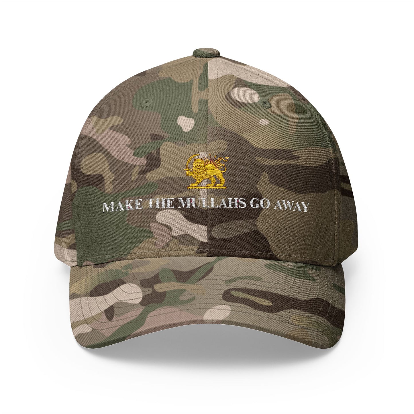 Embroidered 'Make the Mullahs Go Away' Structured Cap