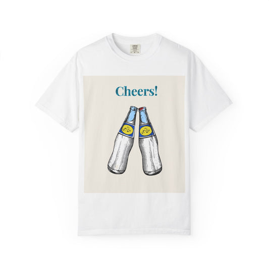 Unisex Cheers T-Shirt! Beer Bottle Cheers T-Shirt