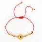 Braided Evil Eye Bead Bracelet (Multiple Colors)