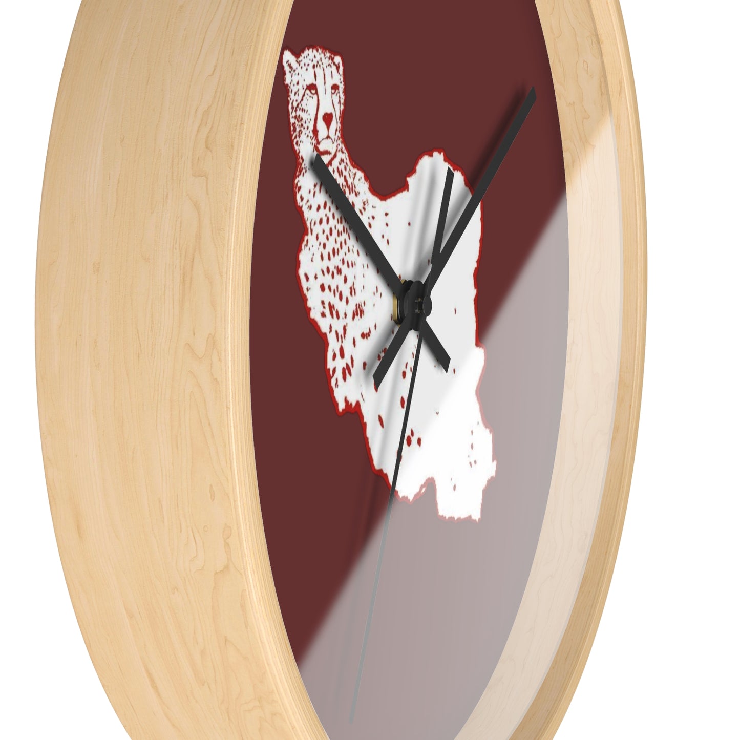 Persian Cheetah Wall Clock – Pirouz Persian Pattern Silent Wall Clock for Home Décor