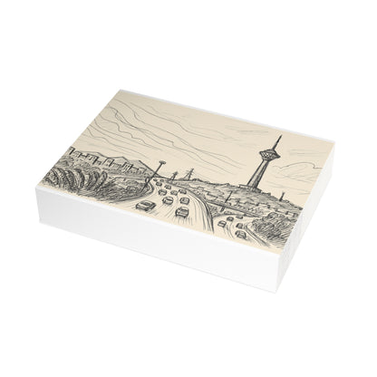 Tehran Milad Tower Postcard Bundle with Envelopes