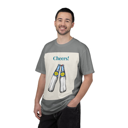 Unisex Cheers T-Shirt! Beer Bottle Cheers T-Shirt