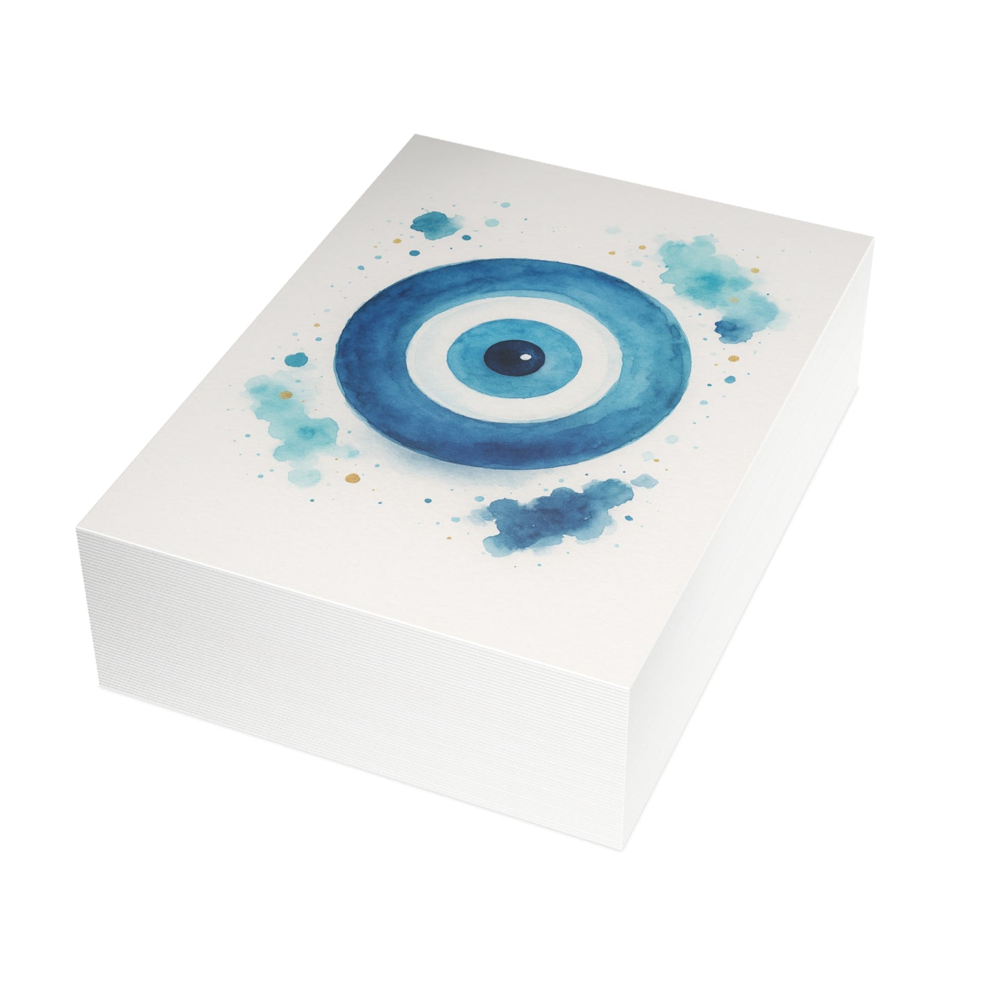 Evil Blue Eye Postcard Bundle — Illustrated Postcards with Envelopes