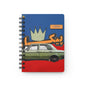 Vintage Car Spiral Notebook — Retro Persian Design Journal