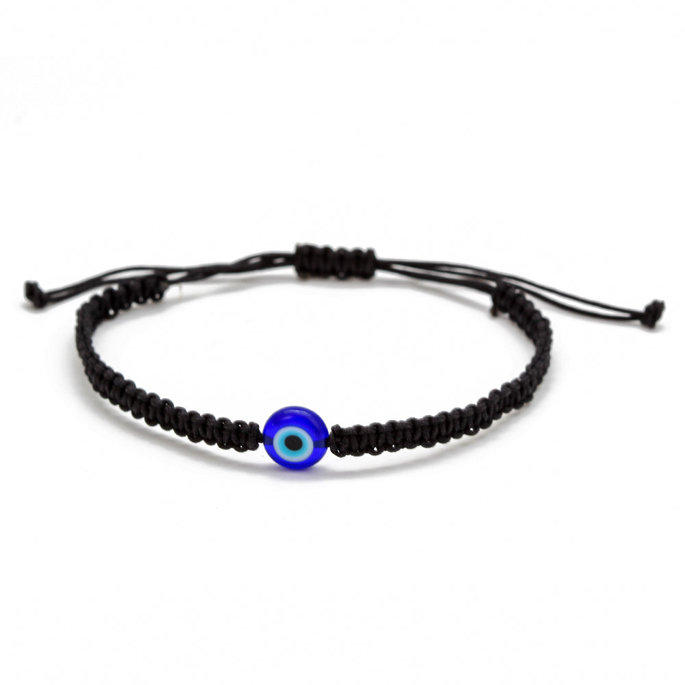 Braided Evil Eye Protection Bracelet (Adjustable)