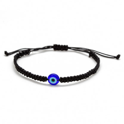 Braided Evil Eye Protection Bracelet (Adjustable)
