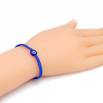Braided Evil Eye Protection Bracelet (Adjustable)