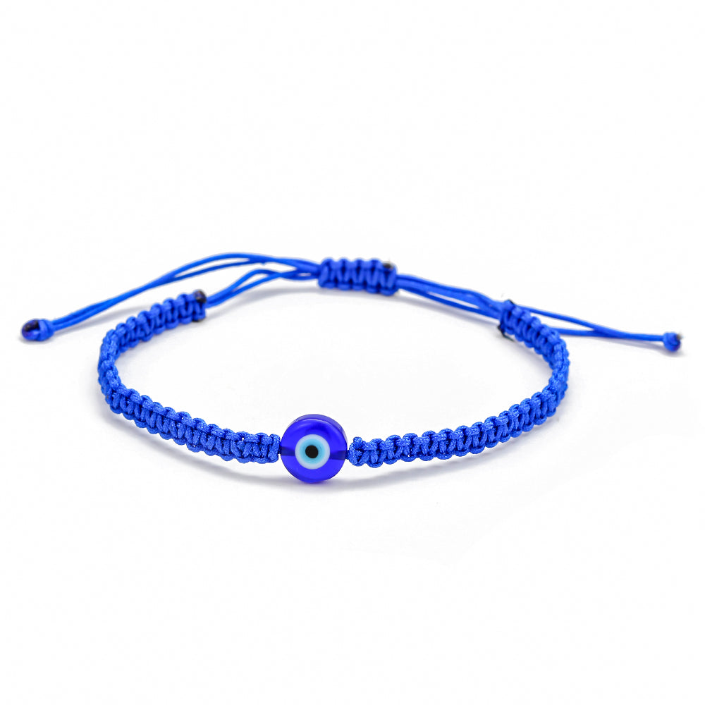 Braided Evil Eye Protection Bracelet (Adjustable)
