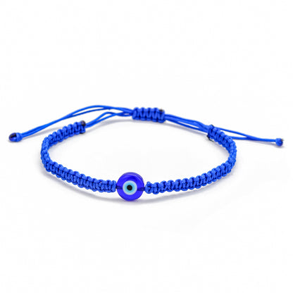 Braided Evil Eye Protection Bracelet (Adjustable)