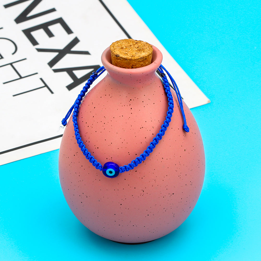 Braided Evil Eye Protection Bracelet (Adjustable)