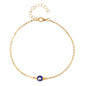 Nazar Crystal Dainty Anklet (Gold or Silver)