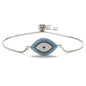 Trendy Turkish Zircon Evil Eye Adjustable Bracelet