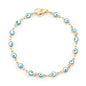 Zircon Evil Eye Bead Bracelet