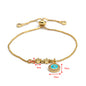 Gold Hamsa Evil Eye Bracelet