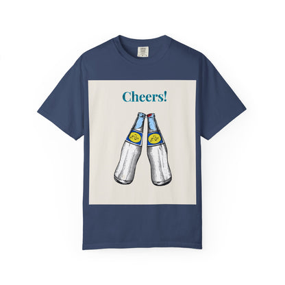 Unisex Cheers T-Shirt! Beer Bottle Cheers T-Shirt