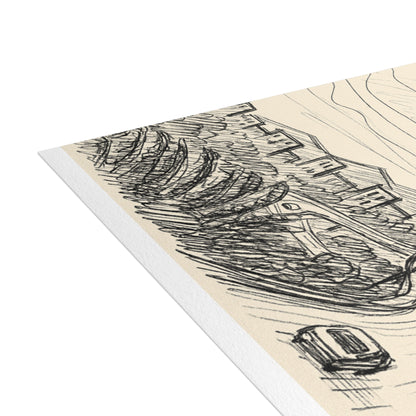 Tehran Milad Tower Postcard Bundle with Envelopes