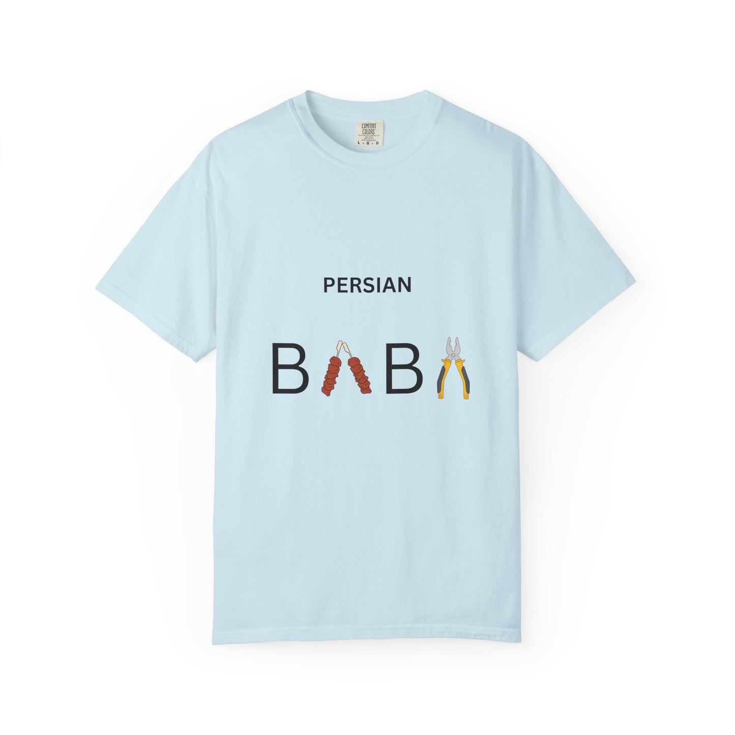 Persian Baba Father’s Day T-Shirt – Finglish Calligraphy Dad Graphic Tee for Iranian Fathers