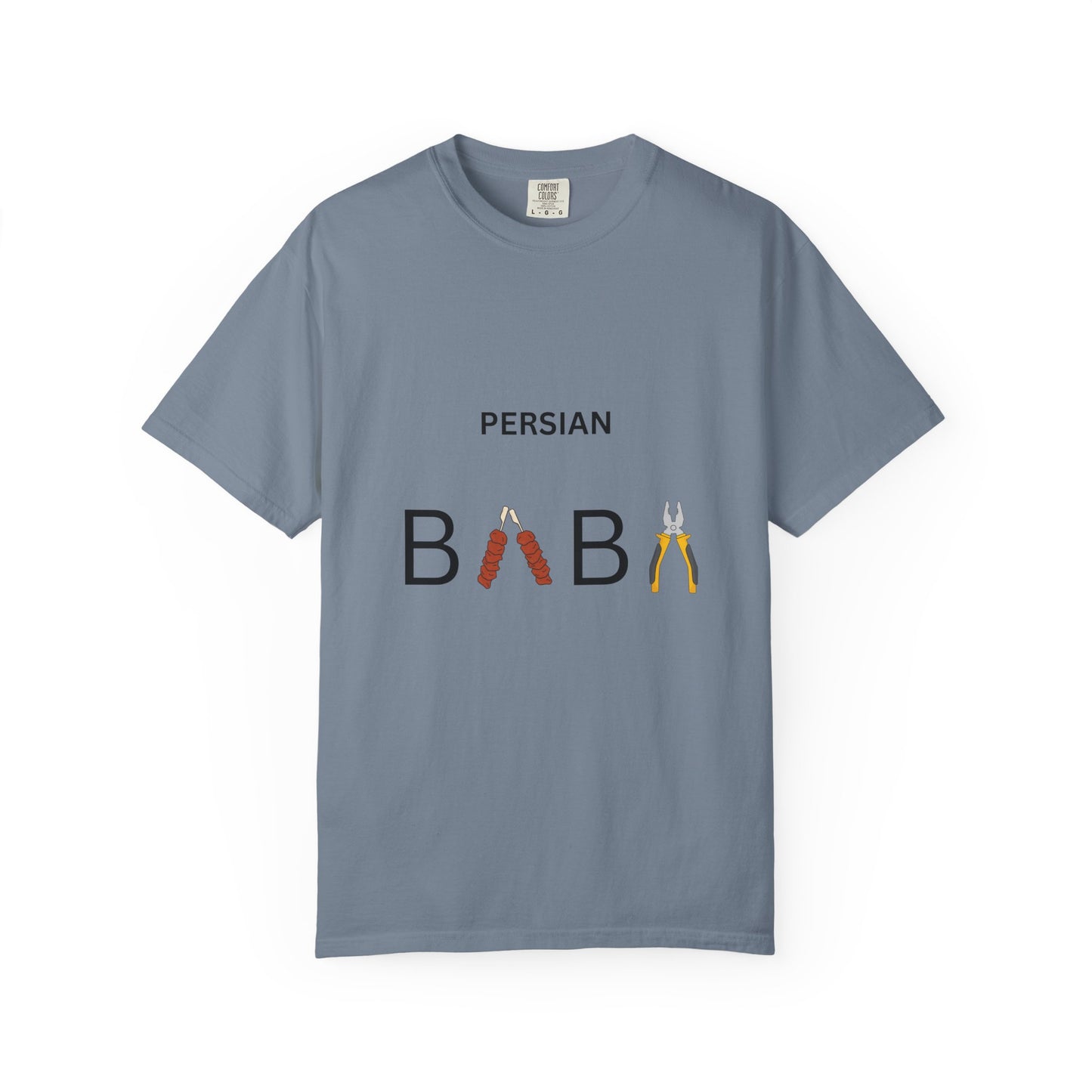 Persian Baba Father’s Day T-Shirt – Finglish Calligraphy Dad Graphic Tee for Iranian Fathers