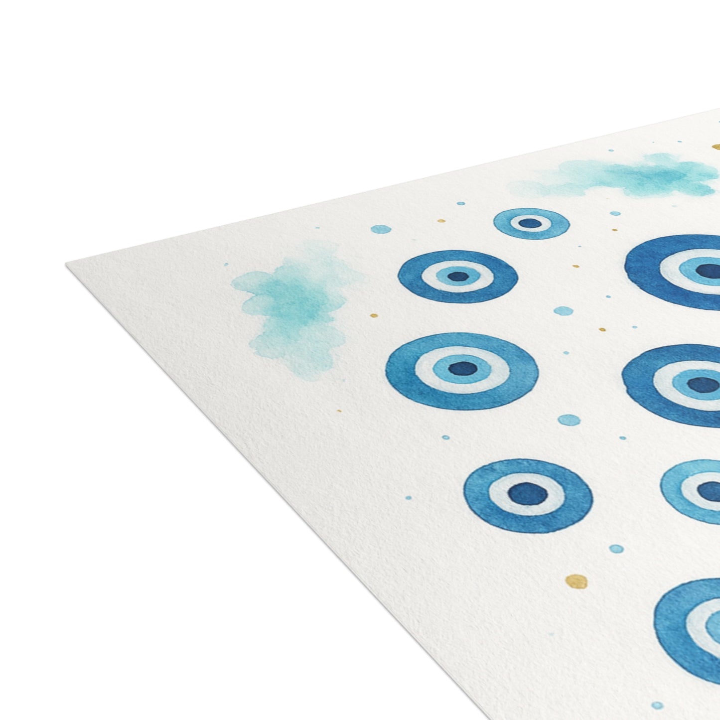 Evil Eye Nazar Postcard Bundle with Envelopes — Protective Nazar Blur Design