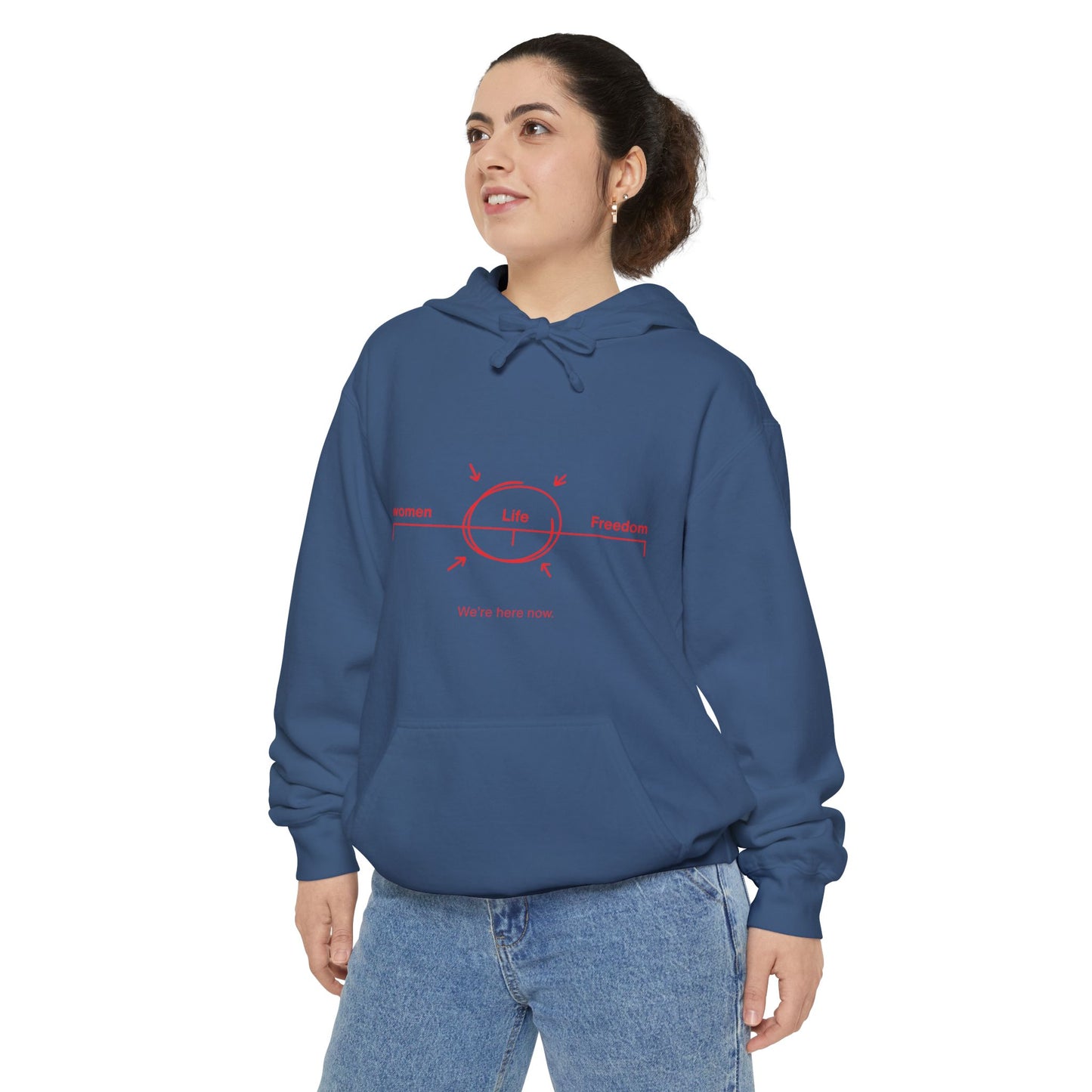 Minimalist 'Life' Compass Hoodie — Inspirational Graphic Pullover