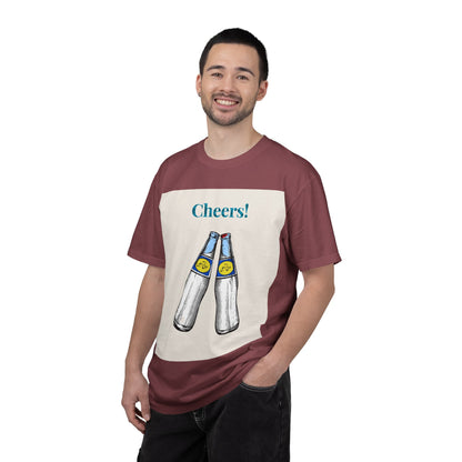 Unisex Cheers T-Shirt! Beer Bottle Cheers T-Shirt