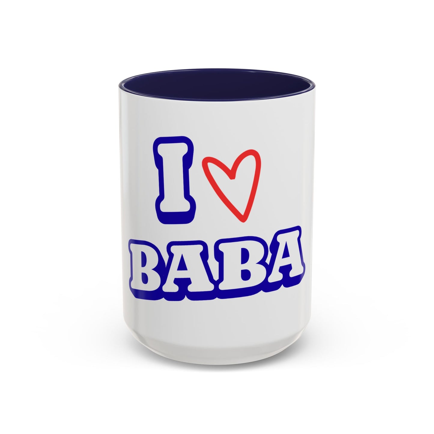 I Love Baba Persian Dad Mug – Father’s Day Coffee Cup Gift for Persian Fathers Day