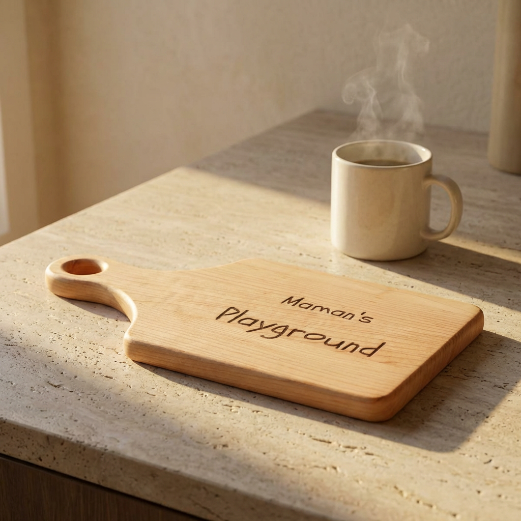 Maman's Playground Wooden Cutting Board