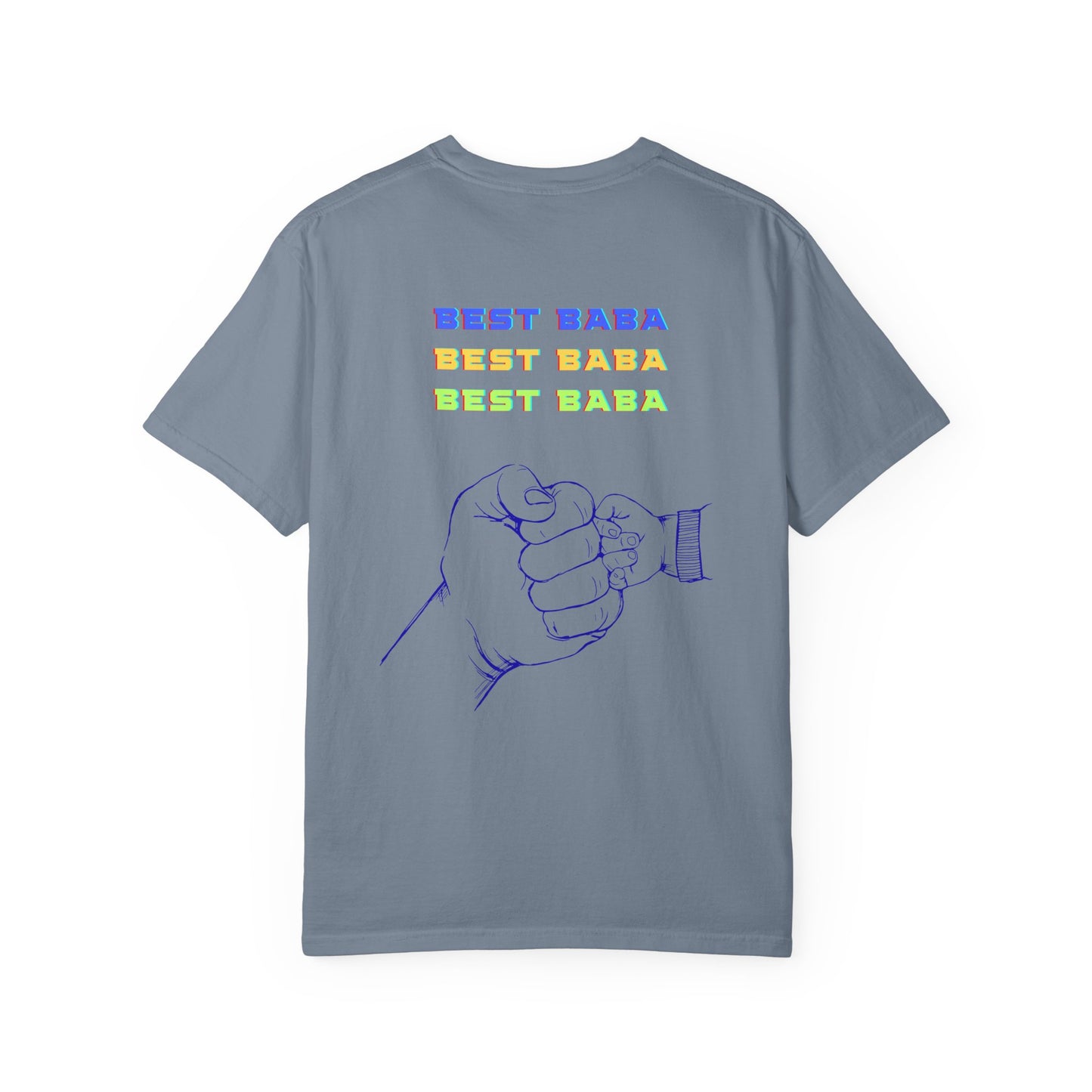 Best Baba Father’s Day T-Shirt – Persian Dad Fist Bump Graphic Tee Gift