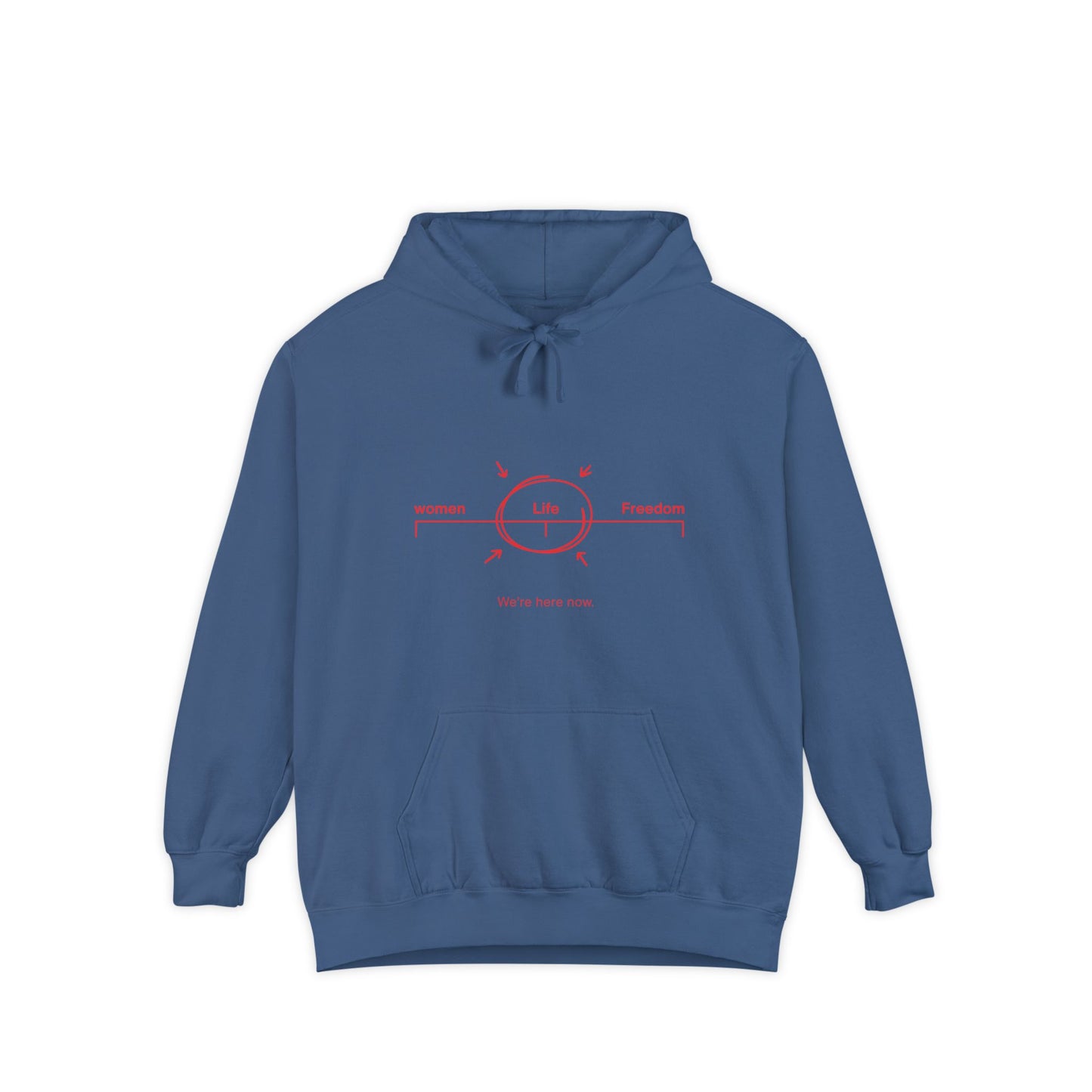 Minimalist 'Life' Compass Hoodie — Inspirational Graphic Pullover