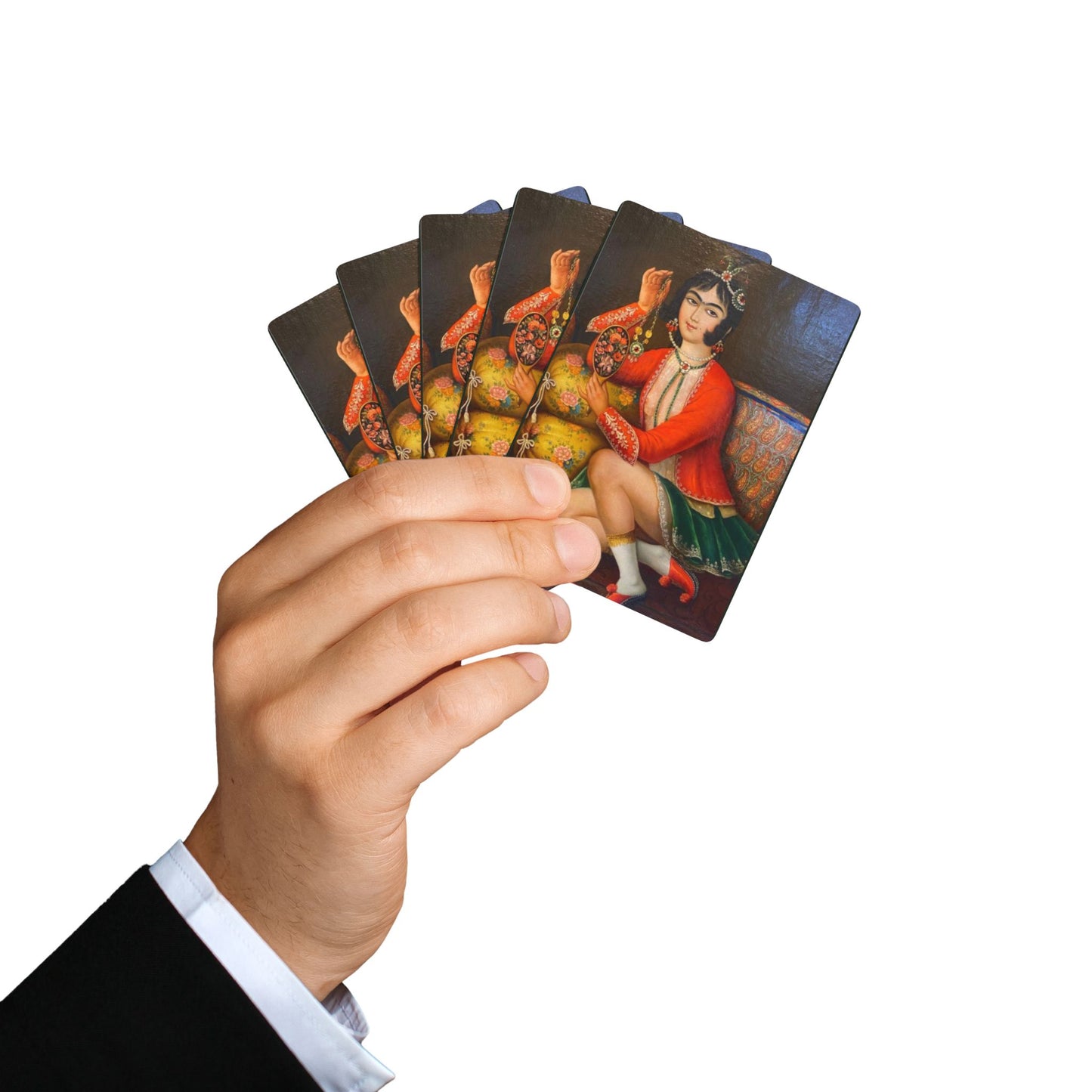 Persian Iranian Art Poker Cards – 19th Century Qajar Design Deck