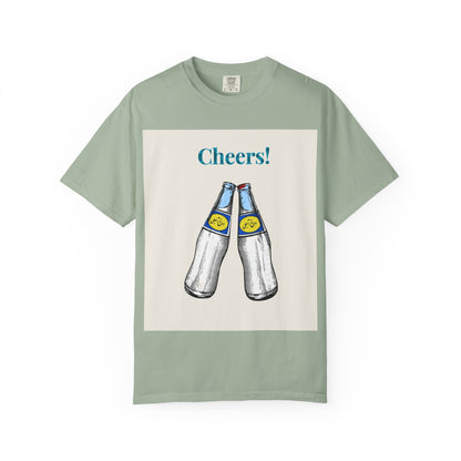 Unisex Cheers T-Shirt! Beer Bottle Cheers T-Shirt